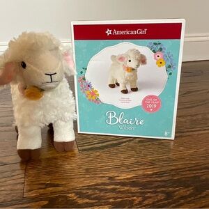 Never Used - American Girl “Blaire Wilson” Lamb